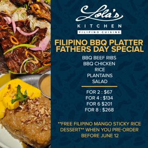 Filipino BBQ Platter For 4